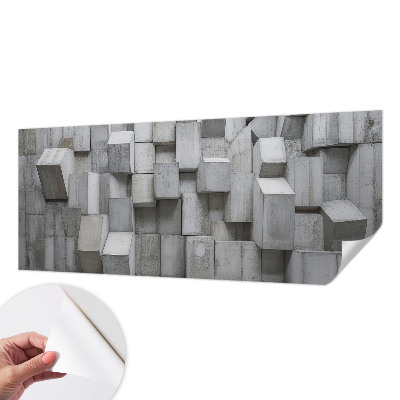 Fototapet för barn med motiv av betongblock