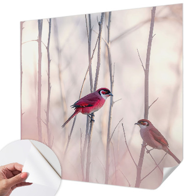 Fototapet barn Fågelpar