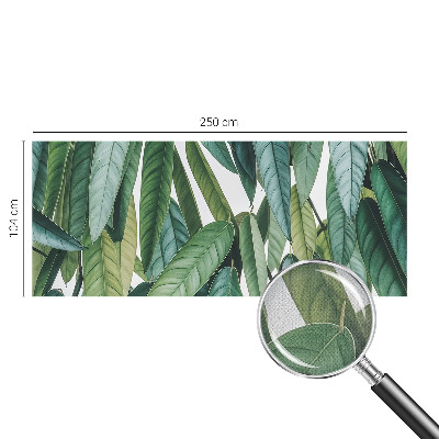 Självhäftande fotovägg med motiv av naturliga blad