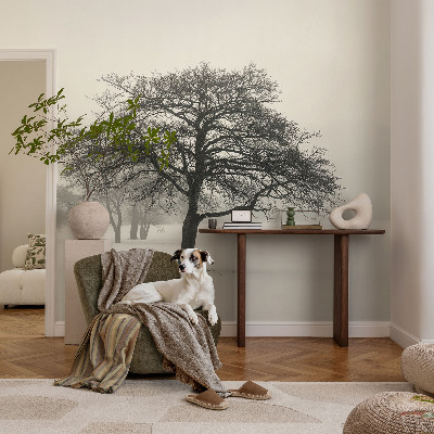 Fototapet barn Vinterträd