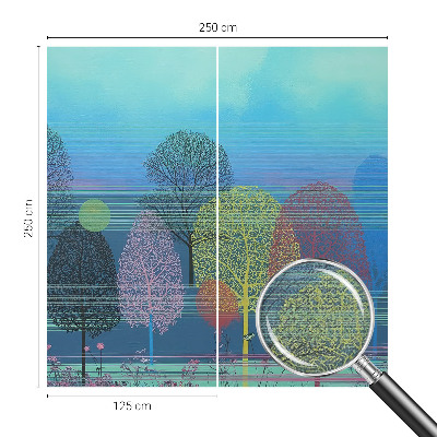 Fototapet för barn i färgstark, harmonisk design
