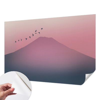 Fototapet barnrum Bergväst