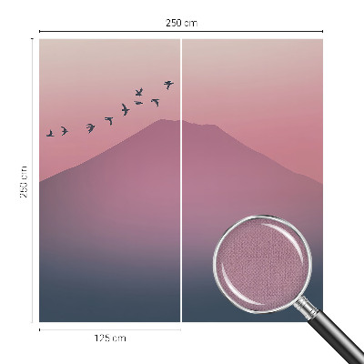 Fototapet barnrum Bergväst