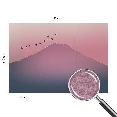 Fototapet barnrum Bergväst