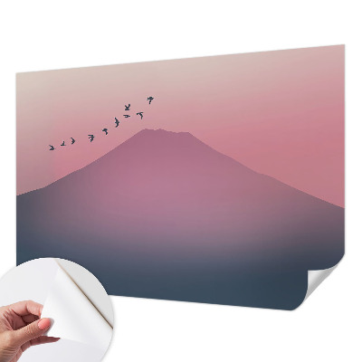 Fototapet barnrum Bergväst