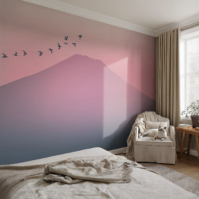 Fototapet barnrum Bergväst