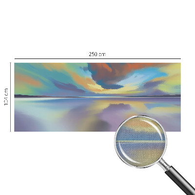 Självhäftande fototapet Regnbågssolnedgång