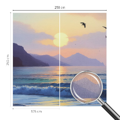Peel and stick fototapet med motiv av havsvästern