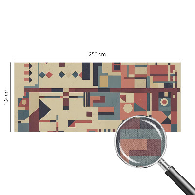 Fototapet barnrum med en abstrakt komposition