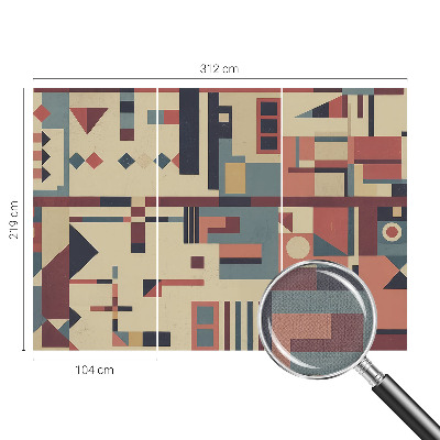 Fototapet barnrum Abstrakt komposition