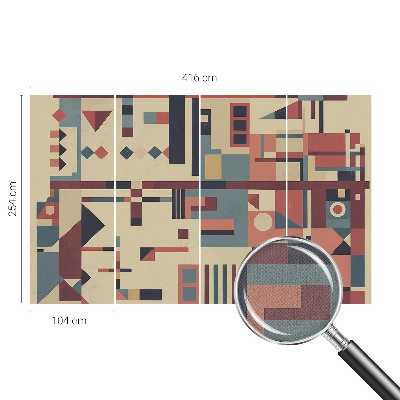 Fototapet barnrum Abstrakt komposition