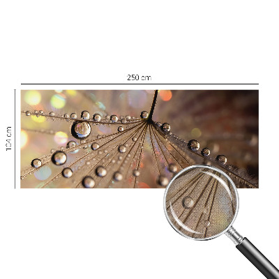 Peel and stick fototapet med motiv av pärldroppar