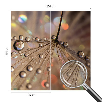 Peel and stick fototapet Pärldroppar