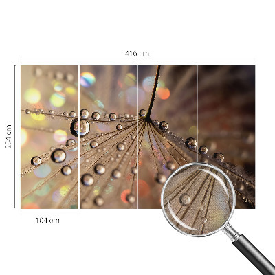 Peel and stick fototapet Pärldroppar