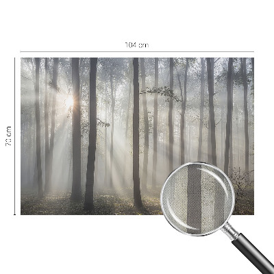 Självhäftande fotovägg med motiv av eterisk skog