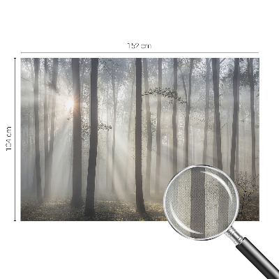 Självhäftande fotovägg med motiv av eterisk skog