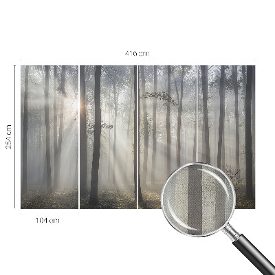 Självhäftande fotovägg med motiv av eterisk skog
