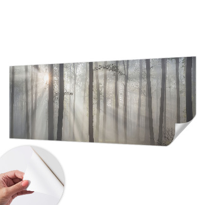 Självhäftande fotovägg med motiv av eterisk skog