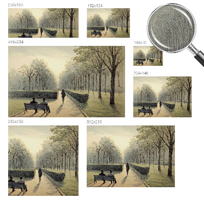 Peel and stick fototapet Parkfrid