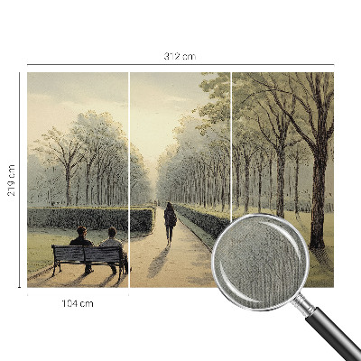Peel and stick fototapet Parkfrid