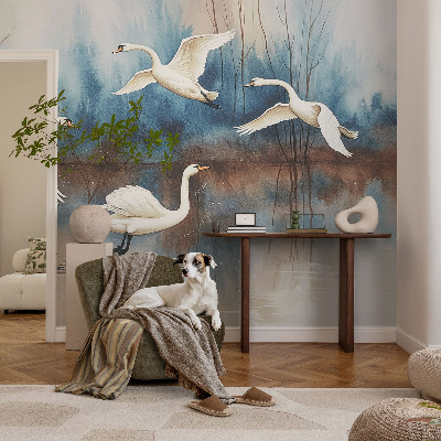 Fototapet barnrum Fåglar i flykt