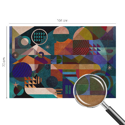 Självhäftande fototapet Geometrisk konst