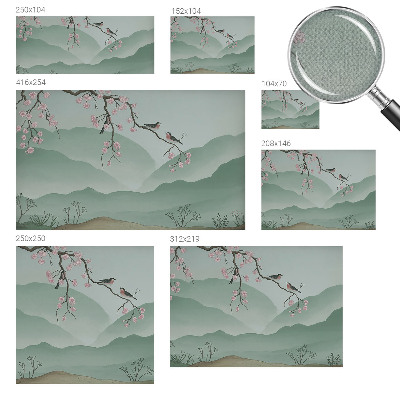 Peel and stick fototapet med motivet 
