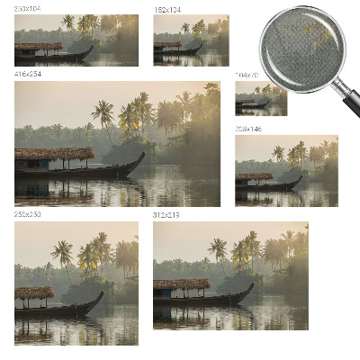 Självhäftande fototapet Tropisk oas