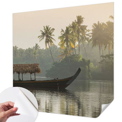 Självhäftande fototapet Tropisk oas