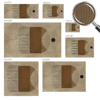 Fototapet barnrum Harmonins geometri