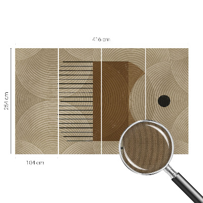 Fototapet barnrum Harmonins geometri