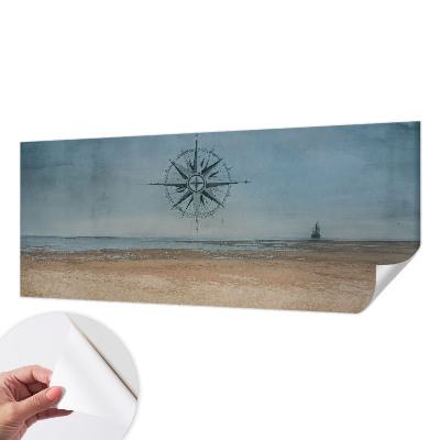 3D fototapet med motiv av nautiska äventyr