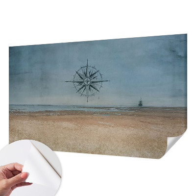 3D fototapet med motiv av nautiska äventyr