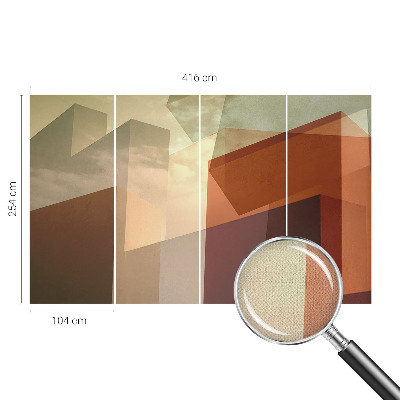 Fototapet barn Abstrakta former