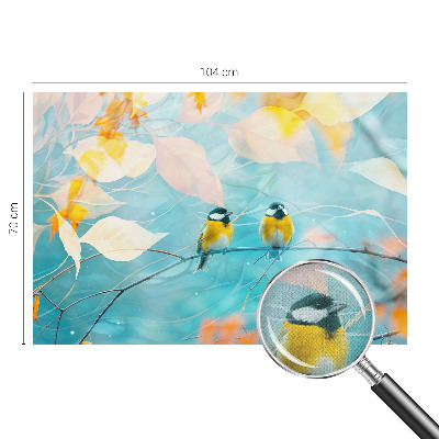 Fototapet barnrum Vårfåglar