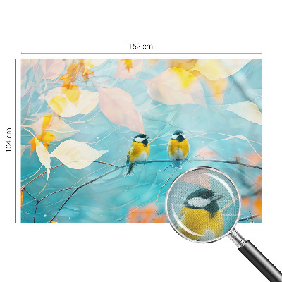 Fototapet barnrum Vårfåglar