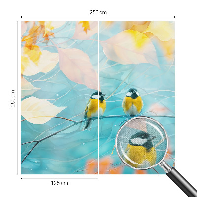 Fototapet barnrum Vårfåglar