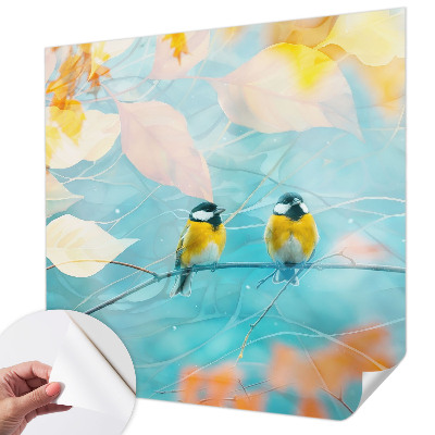 Fototapet barnrum Vårfåglar