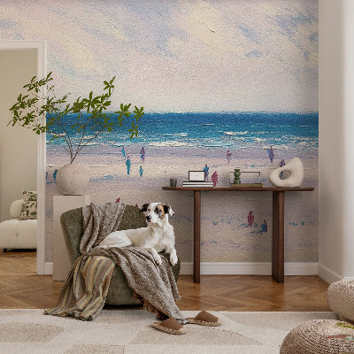 Självhäftande fototapet med motiv av ett marinlandskap