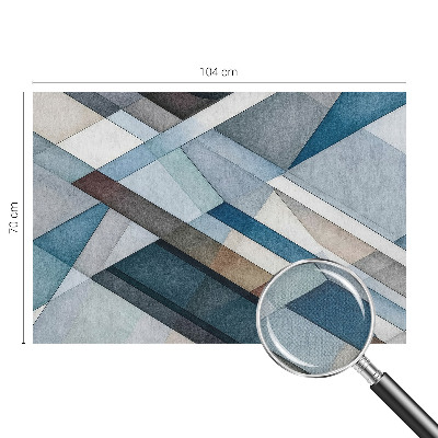 Peel and stick fototapet med ett abstrakt geometriskt motiv