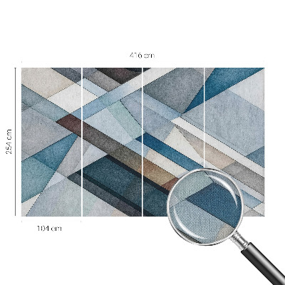 Peel and stick fototapet Abstrakt geometri