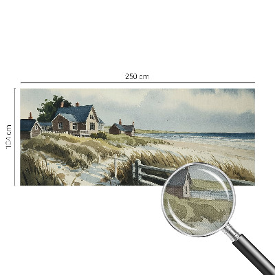 Självhäftande fotovägg med motiv av stranddyner