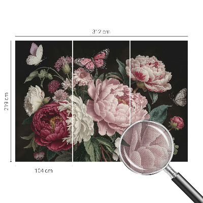 Fototapet barnrum Pioner och fjärilar