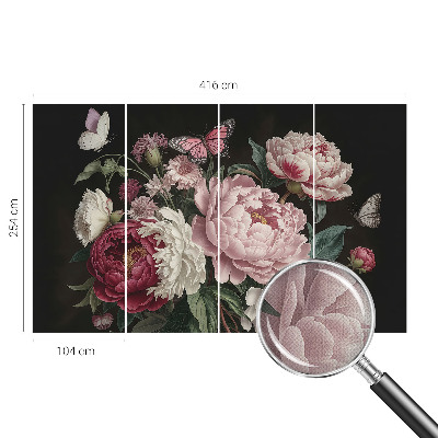 Fototapet barnrum Pioner och fjärilar