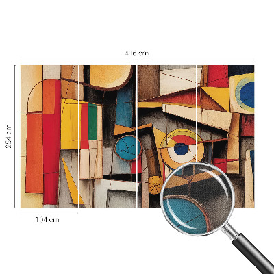 Självhäftande fototapet Geometriska mönster