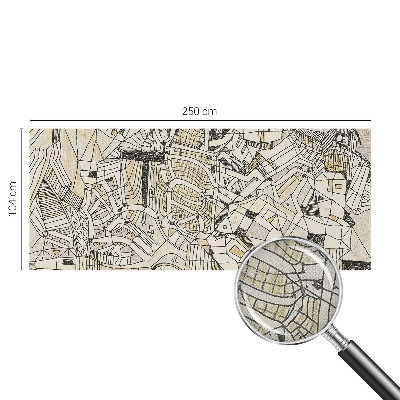 Självhäftande fotovägg Geometrisk abstraktion