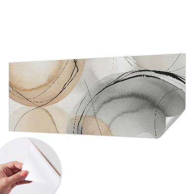 Fototapet för barn med en geometrisk, harmonisk design
