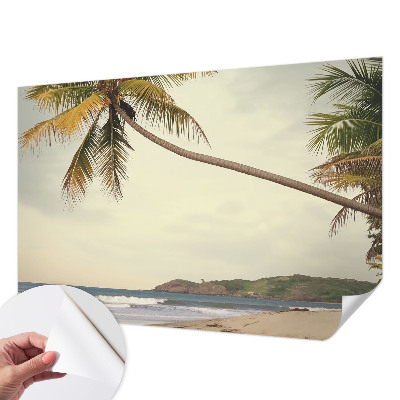 Peel and stick fototapet med motiv av ett tropiskt landskap