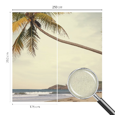 Peel and stick fototapet med motiv av ett tropiskt landskap
