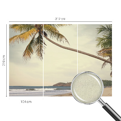 Peel and stick fototapet med motiv av ett tropiskt landskap